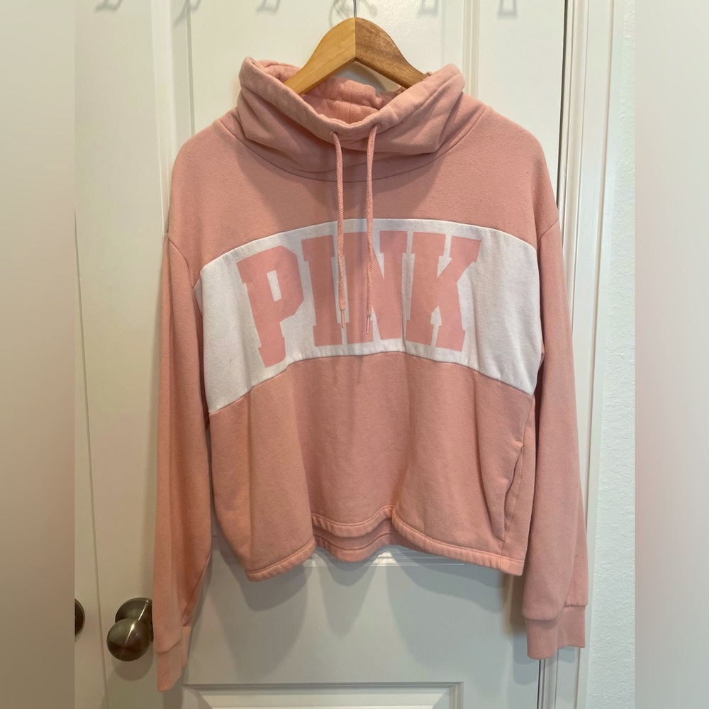 Pink cropped Women's sweatshirt by PINK Victoria's Secret